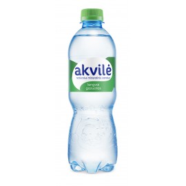 Lengvai gazuotas natūralus mineralinis vanduo AKVILĖ, 0.5 l